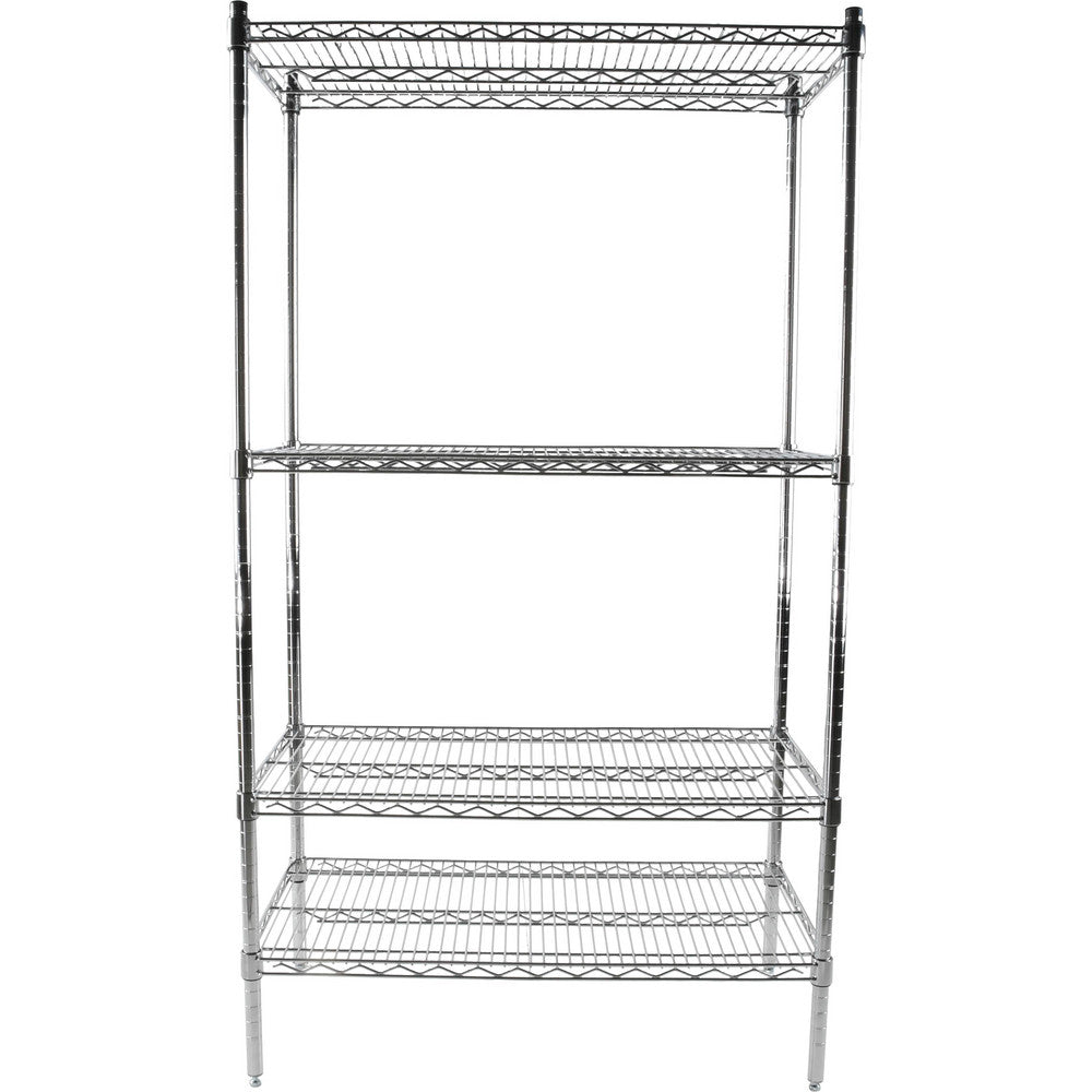 Value Collection 183663-4LC Starter Unit Wire Shelving 4 Shelves
