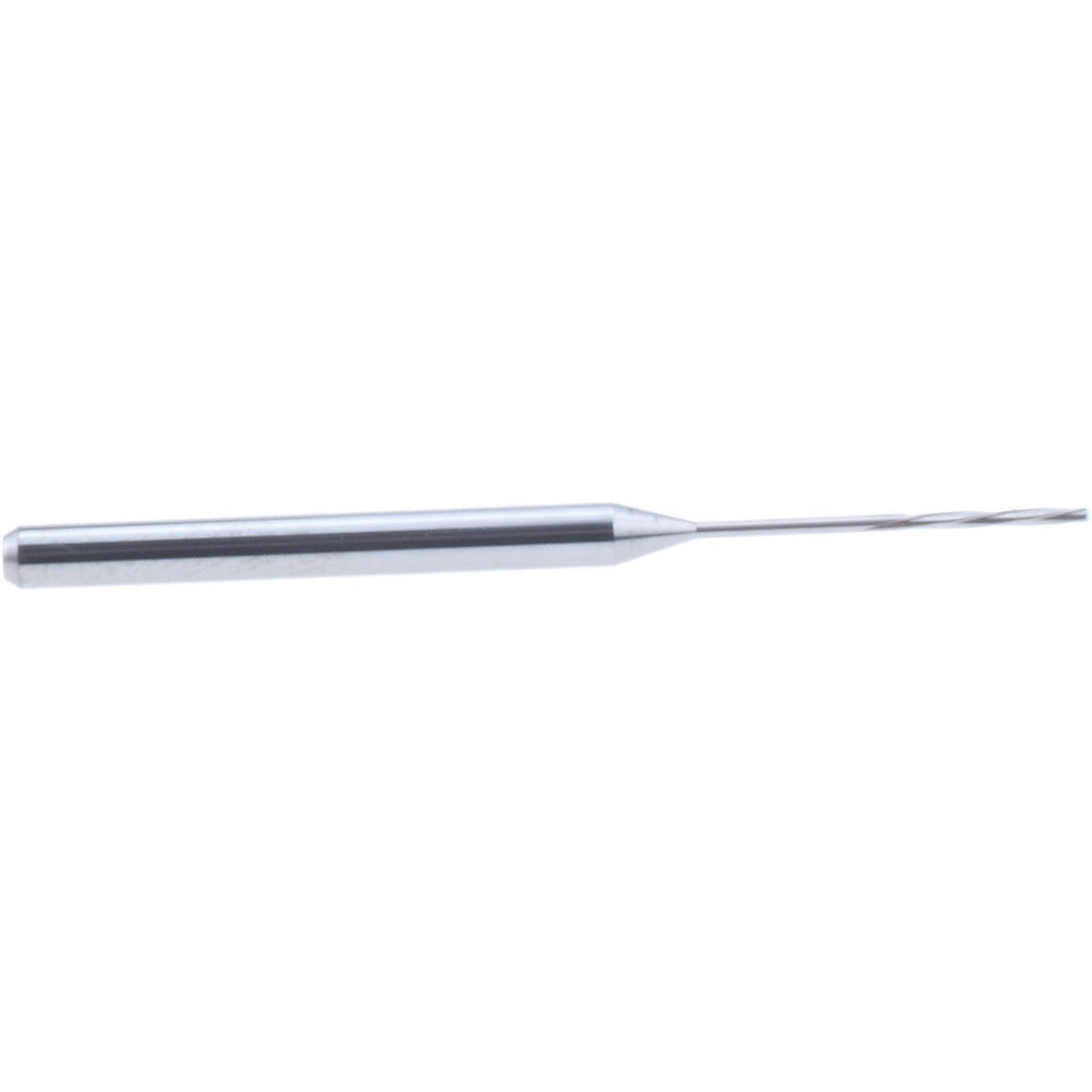 Hertel MR34-0323.281 Chucking Reamer 0.82 mm Dia, 50 mm OAL, 7 mm Flute Length, Spiral Flute, Straight-Cylindrical Shank, Solid Carbide