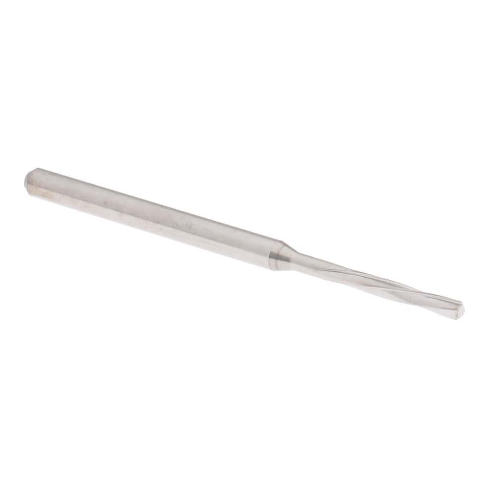 Hertel MR34-0712.406 Chucking Reamer 1.81 mm Dia, 50 mm OAL, 10 mm Flute Length, Spiral Flute, Straight-Cylindrical Shank, Solid Carbide