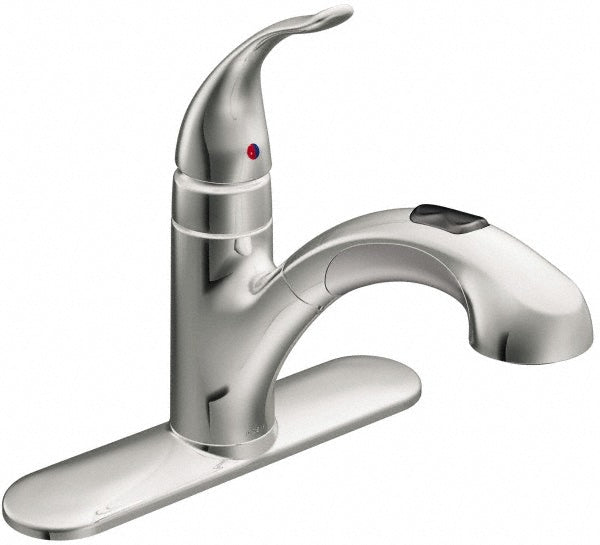 Moen 67315C 3 Hole Mount, Low Arc Commercial Faucet