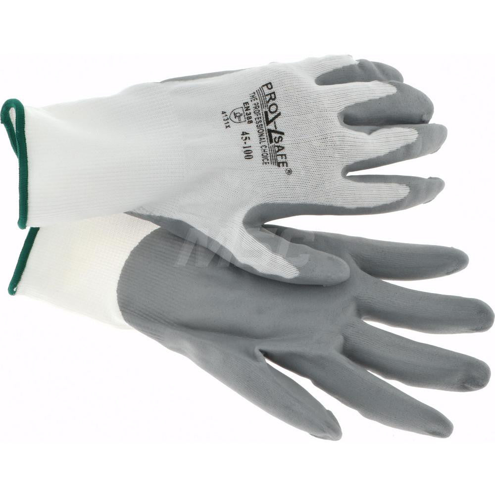 PRO-SAFE 45-100-S Work Gloves PRO-SAFE Size Small, Nitrile-Coated Nylon, General Purpose