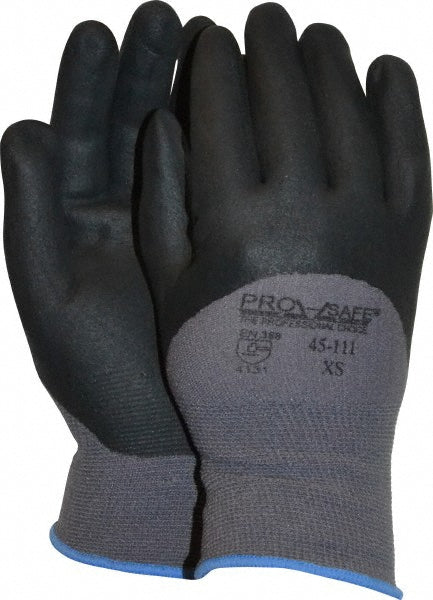 PRO-SAFE 45-111-XS Work Gloves PRO-SAFE Size X-Small, Nitrile-Coated Nylon, General Purpose