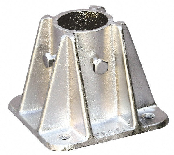 Vestil VDKR-P101 Rail Mount Kits & Parts Type Single Socket Mounting Plate Width (Inch) 5 Fits Pipe Size/Tube OD (Inch) 1-5/8 Mounting Plate Length 5 (Inch)