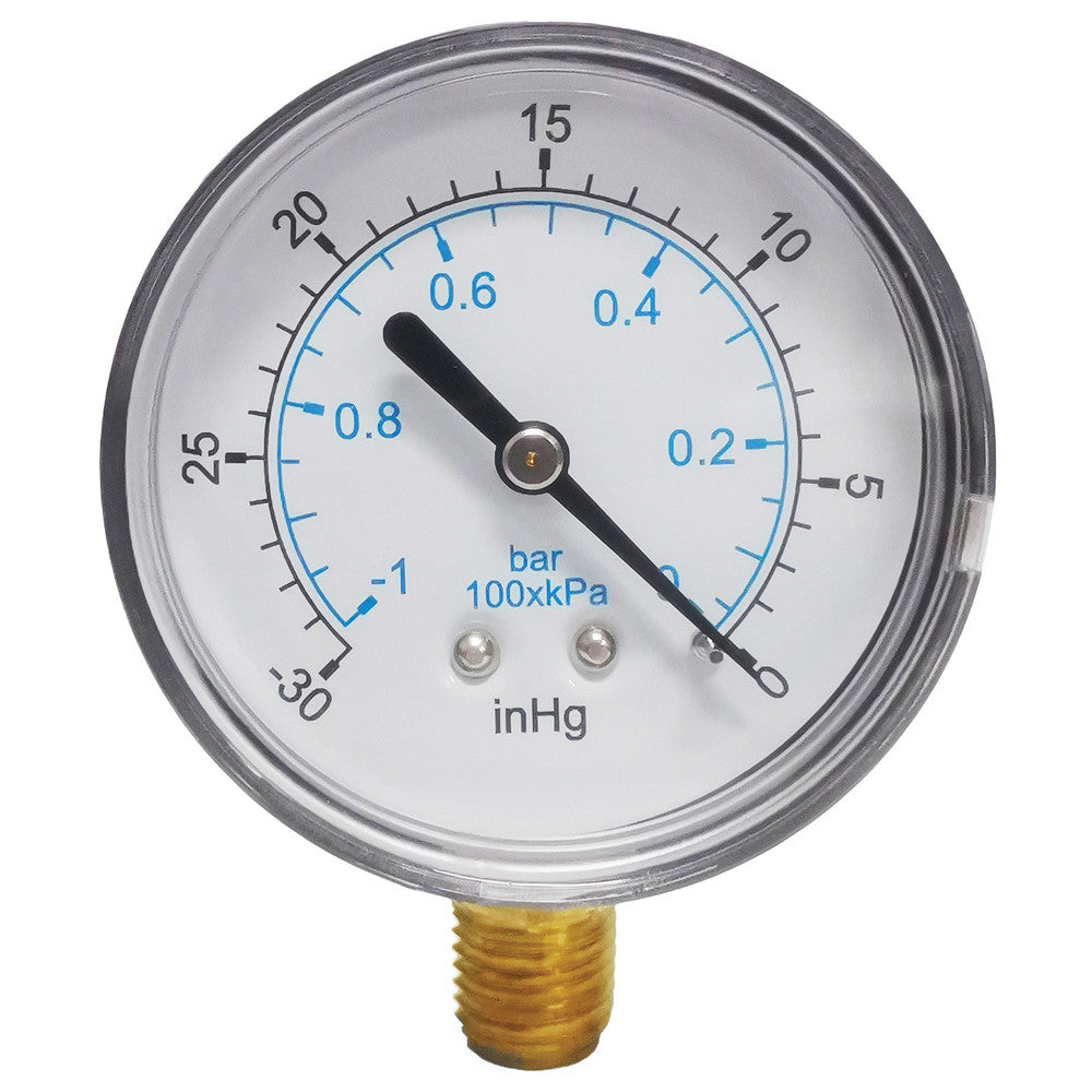 Value Collection 111CL25VAC Pressure Gauge 2-1/2" Dial, 1/4" Thread, NPT, Lower Mount