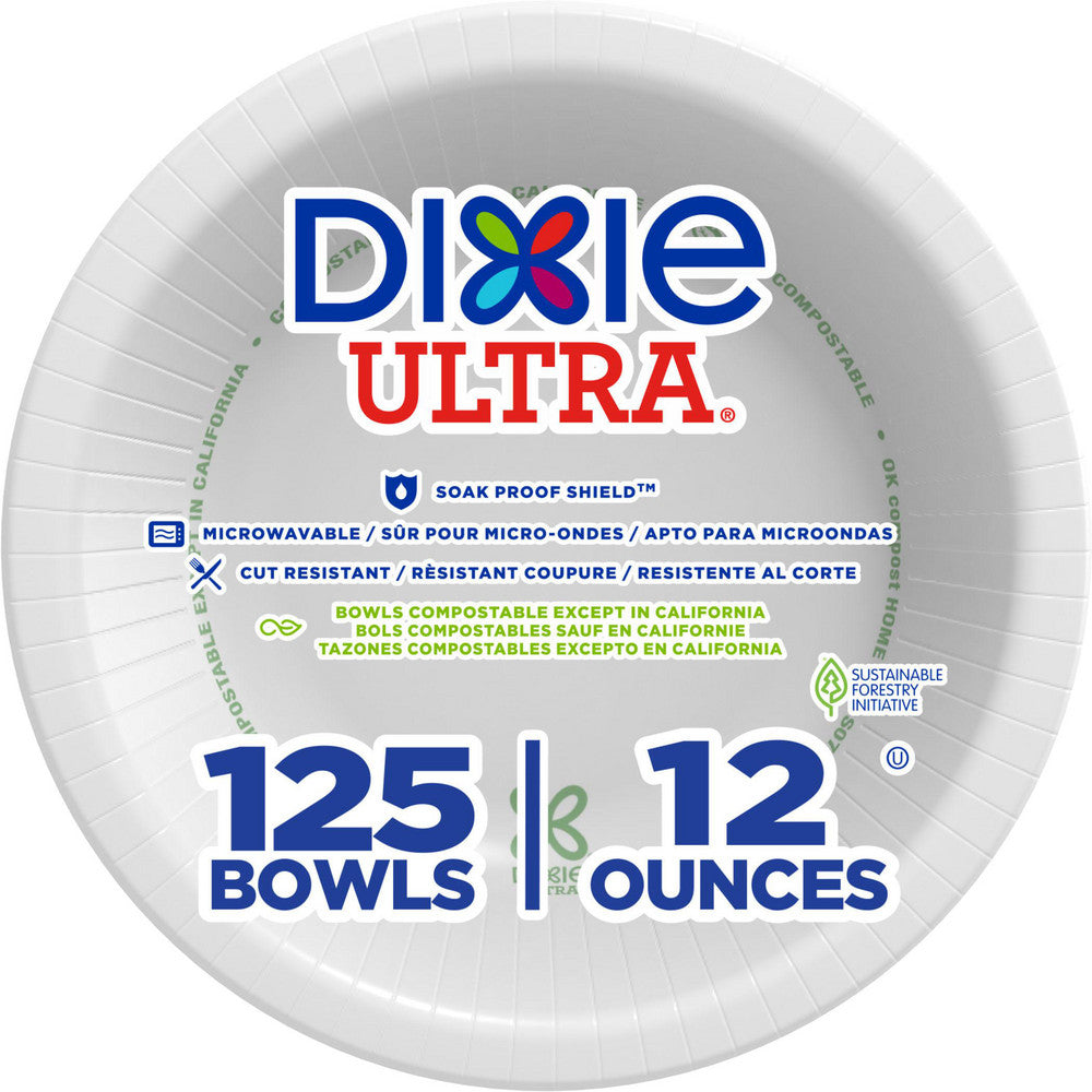 Dixie DXESXB12WSPK Bowls 12 oz, Paper