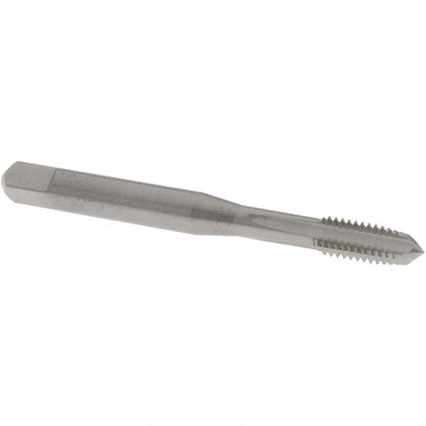 OSG 1006100500 Straight Flute Tap M6x1.00 Metric Coarse, 4 Flutes, Plug, 6H Class of Fit, Solid Carbide, Bright/Uncoated