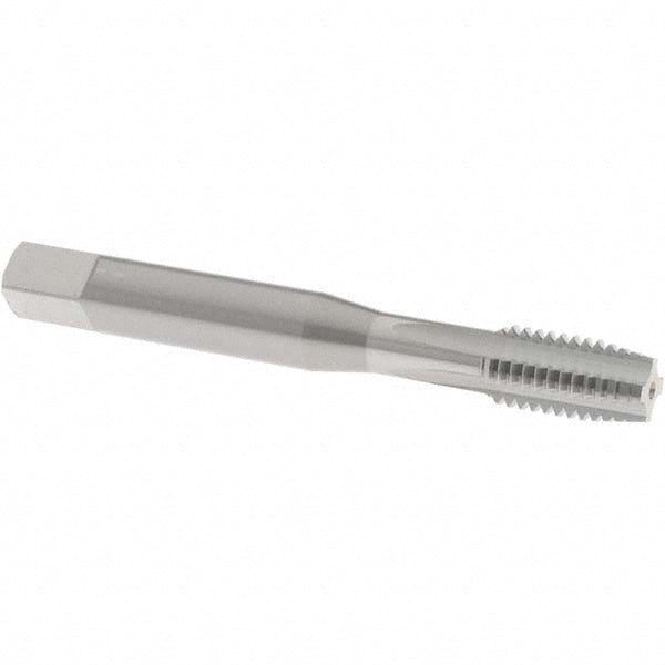 OSG 1006100800 Straight Flute Tap M8x1.25 Metric Coarse, 4 Flutes, Plug, 6H Class of Fit, Solid Carbide, Bright/Uncoated