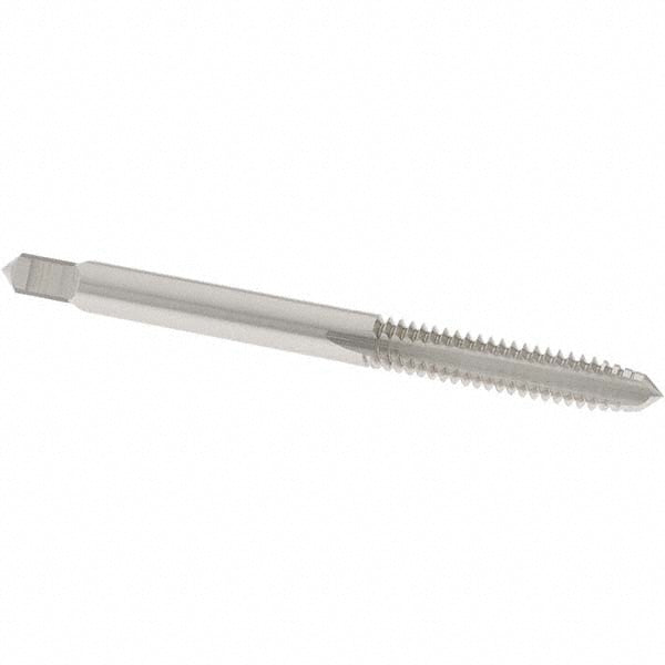 OSG 1745300 Straight Flute Tap #10-24 UNC, 3 Flutes, Plug, 2B Class of Fit, Cobalt, Bright/Uncoated