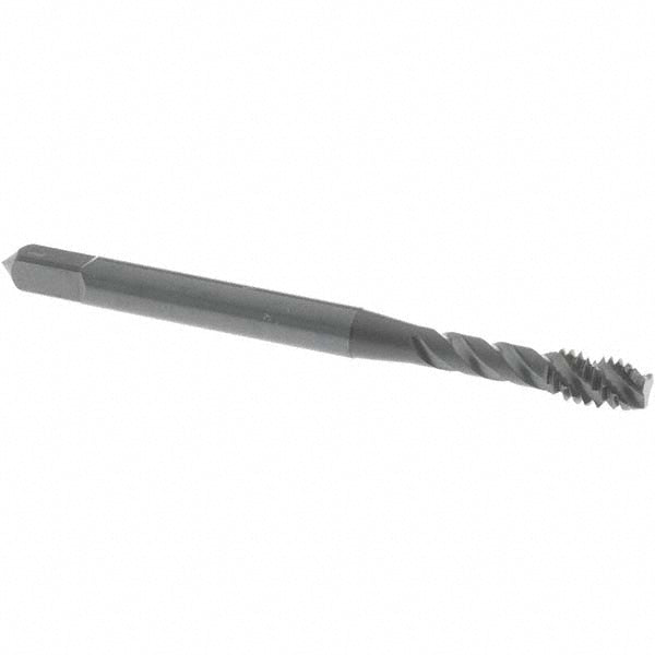 OSG 1747001 Spiral Flute Tap #8-32 UNC, 3 Flutes, Modified Bottoming, 2B Class of Fit, Vanadium High Speed Steel, Oxide Coated