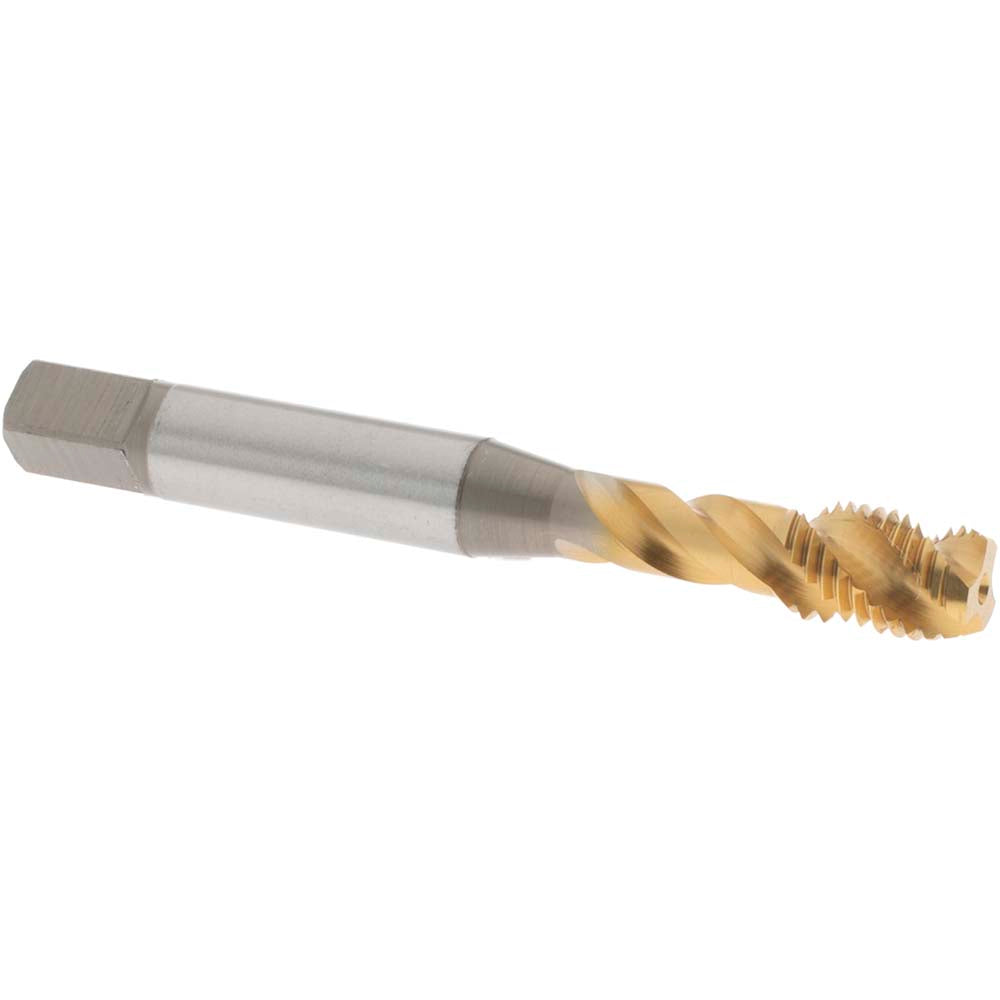 OSG 1732905 Spiral Flute Tap 5/16-24 UNF, 3 Flutes, Modified Bottoming, 3B Class of Fit, Vanadium High Speed Steel, TIN Coated