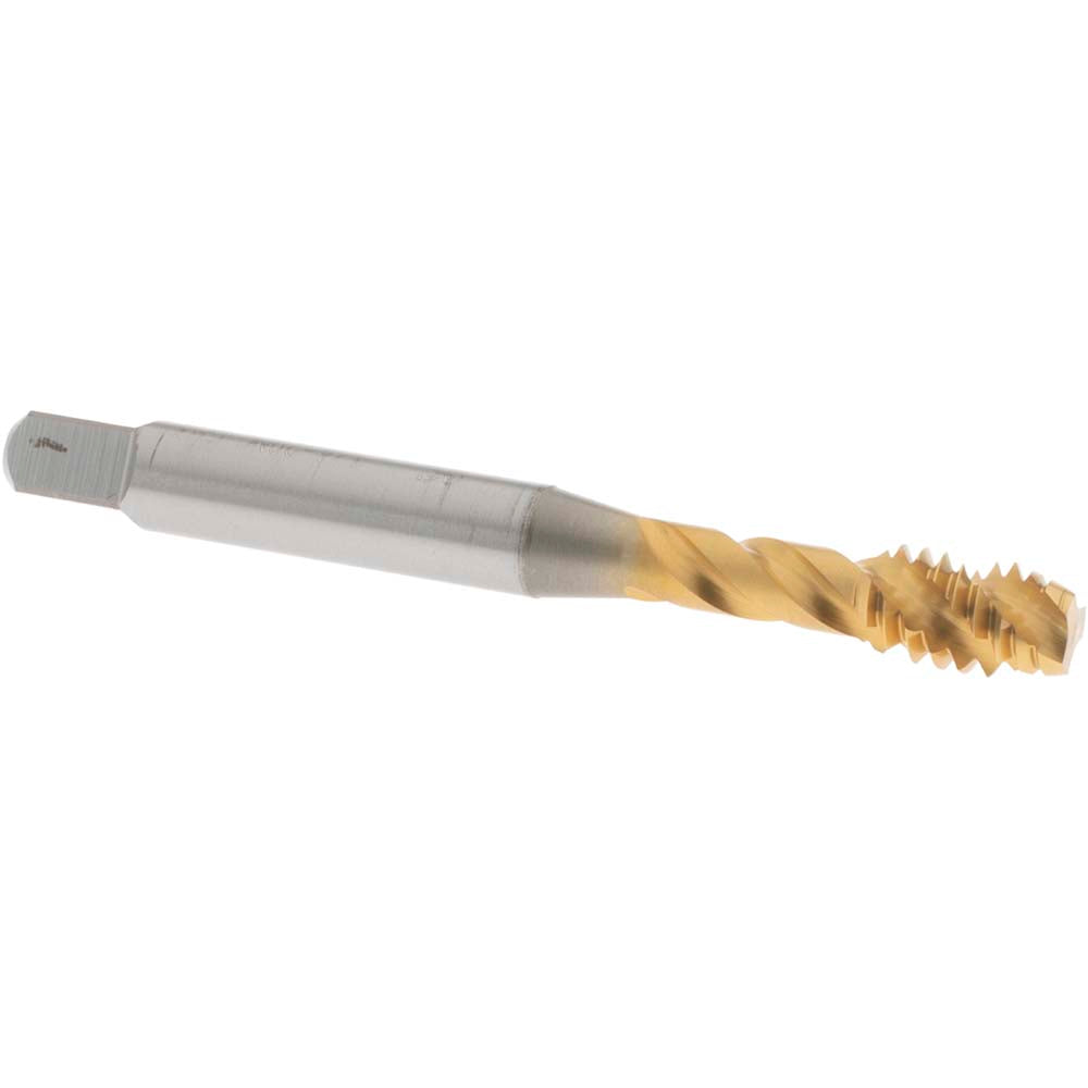 OSG 1732605 Spiral Flute Tap 1/4-20 UNC, 3 Flutes, Modified Bottoming, 3B Class of Fit, Vanadium High Speed Steel, TIN Coated