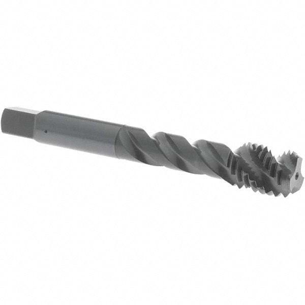 OSG 1756801 Spiral Flute Tap M12x1.75 Metric Coarse, 3 Flutes, Bottoming, 6H Class of Fit, Vanadium High Speed Steel, Oxide Coated