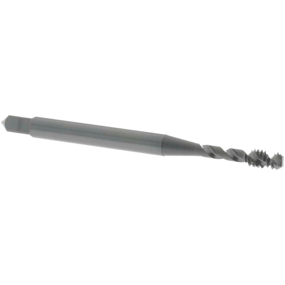 OSG 1748301 Spiral Flute Tap #4-40 UNC, 2 Flutes, Bottoming, Vanadium High Speed Steel, Oxide Coated