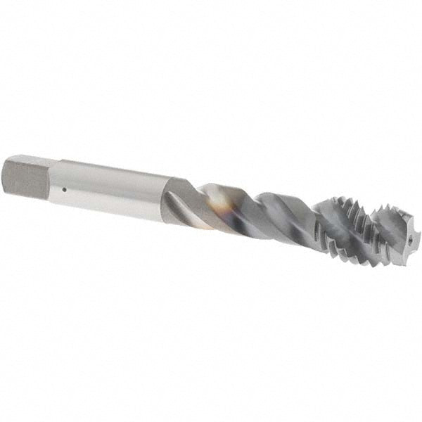OSG 1756905 Spiral Flute Tap M12x1.75 Metric Coarse, 3 Flutes, Modified Bottoming, 6H Class of Fit, Vanadium High Speed Steel, TIN Coated