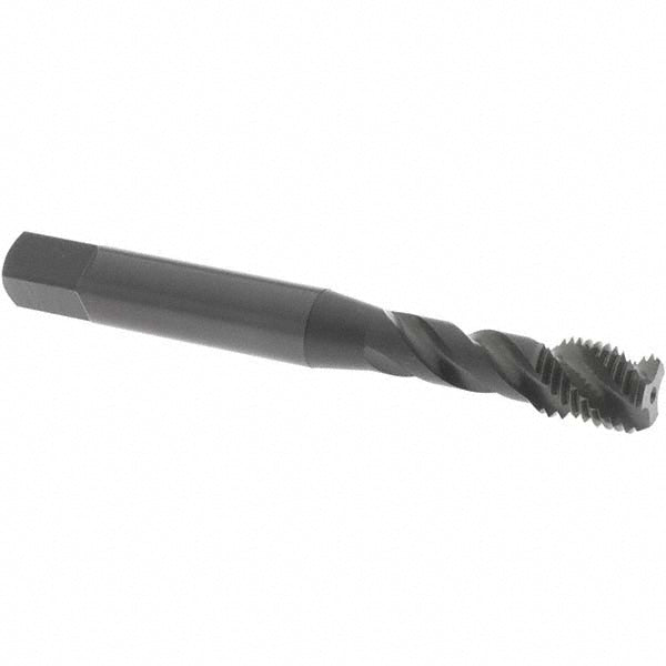 OSG 1746501 Spiral Flute Tap M8x1.00 Metric Fine, 3 Flutes, Modified Bottoming, Vanadium High Speed Steel, Oxide Coated