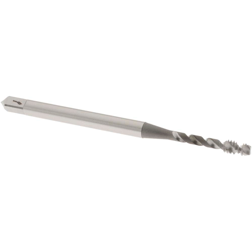OSG 1301900203 Spiral Flute Tap #4-40, UNC, 2 Flute, Modified Bottoming Chamfer, 2B Class of Fit, Vanadium High-Speed Steel, Nitride Finish