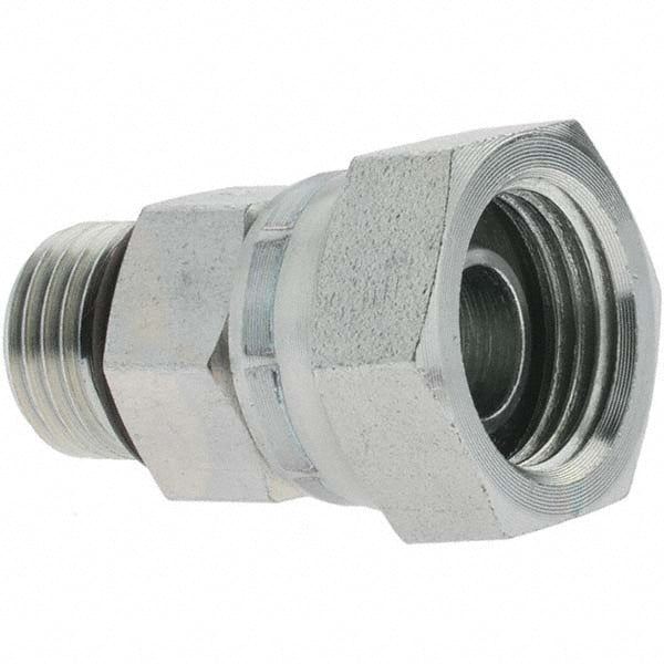 Parker KP76456 Hydraulic Hose Swivel Adapter 9 mm, 9/16-18, 6,000 psi