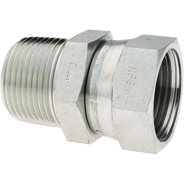 Parker KP70925 Hydraulic Hose Swivel Adapter 16 mm, 1-11-1/2, 3,000 psi