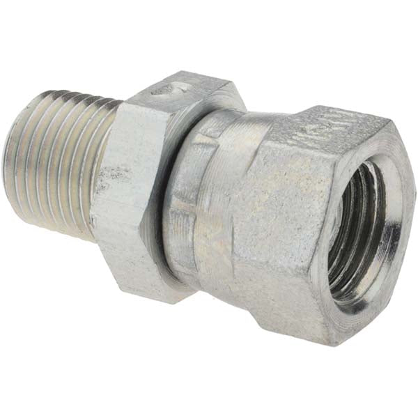 Parker KP68311 Hydraulic Hose Swivel Adapter 2 mm, 7/16-20, 6,000 psi