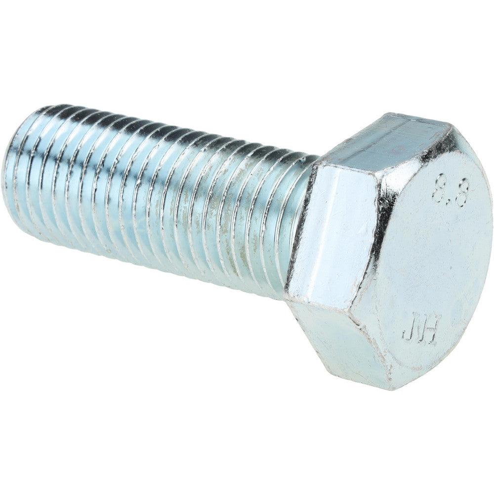 Value Collection 42242 Hex Head Cap Screw M30 x 3.50 x 80 mm, Grade 8.8 Steel, Zinc-Plated