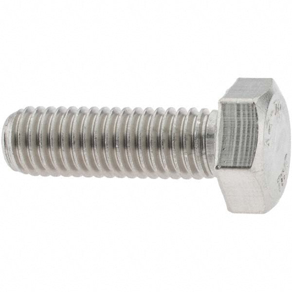 Value Collection MP47324 Hex Head Cap Screw M8 x 1.25 x 25 mm, Grade 18-8 & Austenitic Grade A2 Stainless Steel