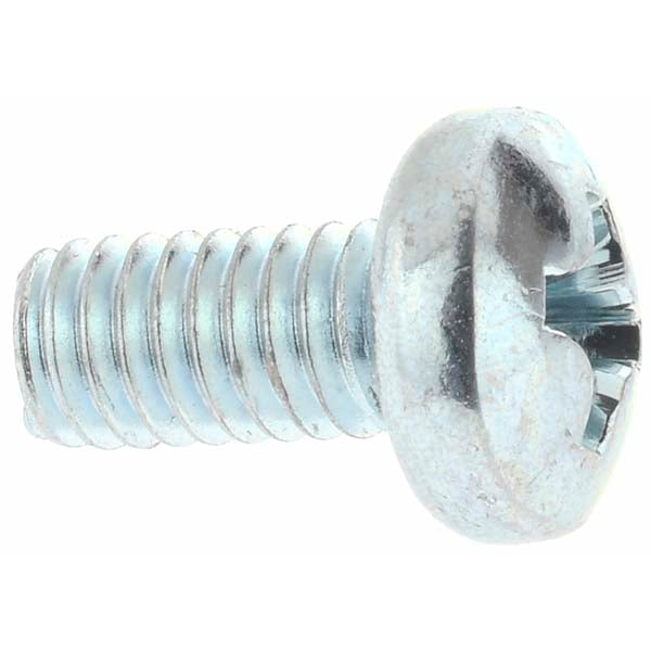 Value Collection 43599 Machine Screw M4x0.7 x 8.00 mm Length Under Head, Pan Head, Phillips