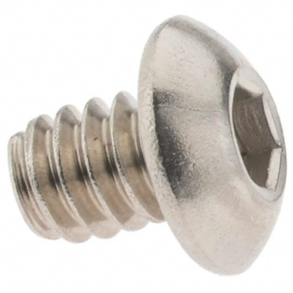 Value Collection 93082 #10-24 1/4" Length Under Head Hex Socket Drive Button Socket Cap Screw