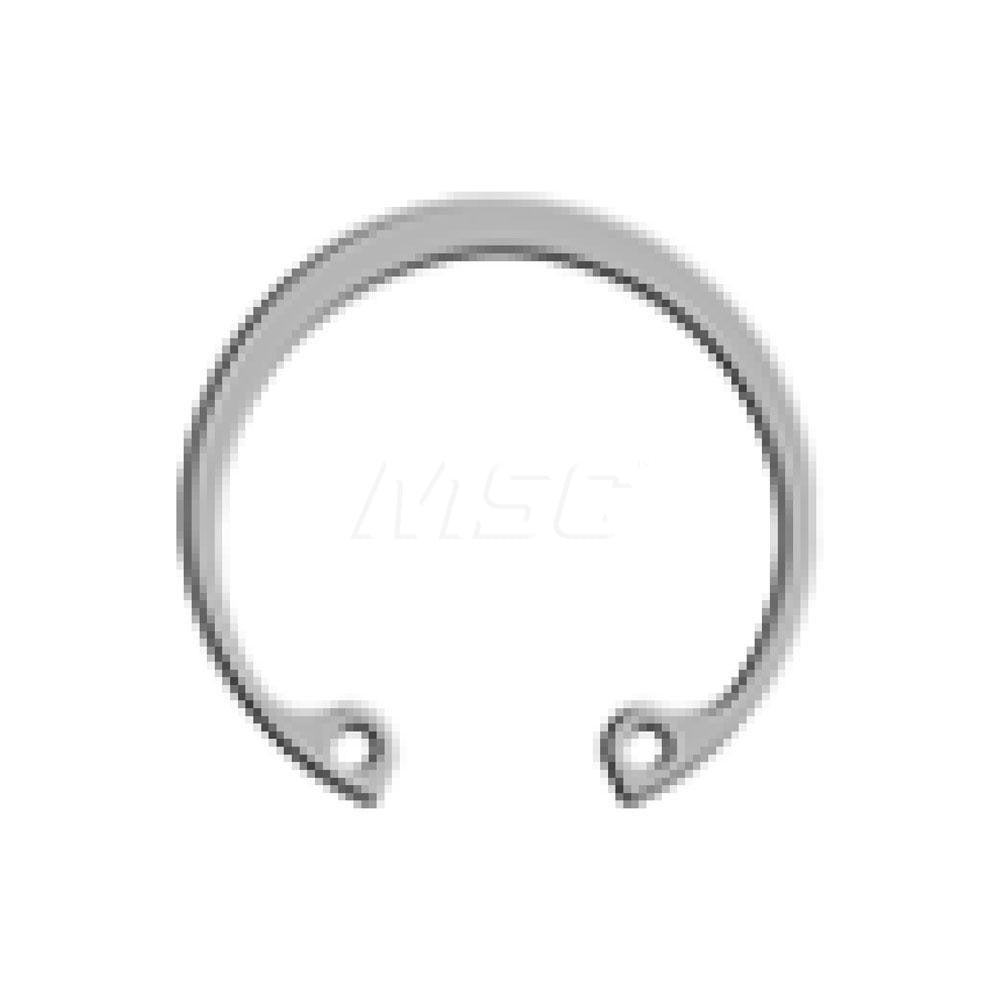 Rotor Clip DHO-12SG External Snap Retaining Ring 12.5 mm Groove Dia, 12 mm Shaft Dia, 420 Stainless Steel, Phosphate Finish