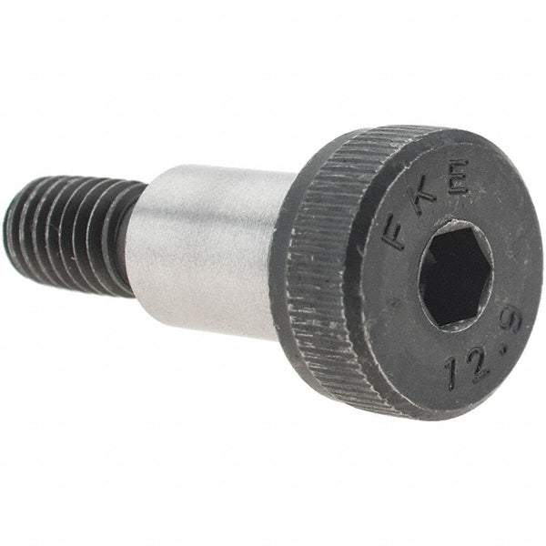 Value Collection B10109 Shoulder Screw 8 mm Shoulder Dia, 12 mm Shoulder Length, M6x1.00, 8 Alloy Steel, Hex Socket