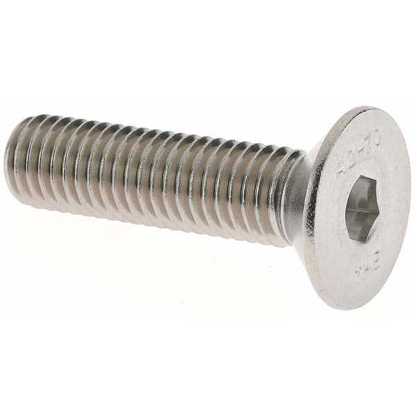 Value Collection KP82417 Flat Socket Cap Screw M10x1.5, 18-8/Austenitic Grade A2 Stainless Steel