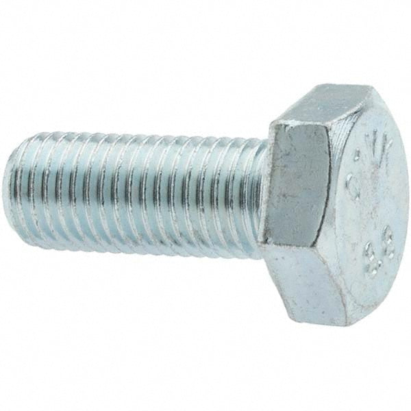 Value Collection MP42331 Hex Head Cap Screw M10 x 1.25 x 25 mm, Grade 8.8 Steel, Zinc-Plated