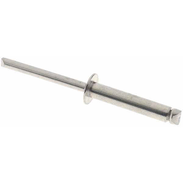 Value Collection KP7911 Open End Blind Rivet Size 612, Dome Head, Stainless Steel Body, Stainless Steel Mandrel