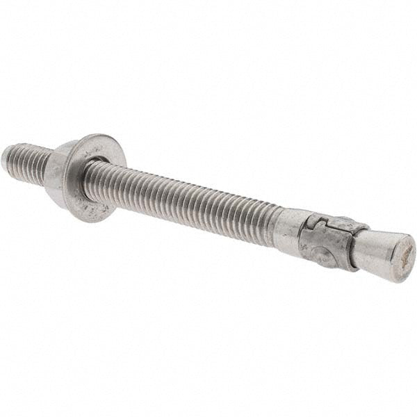Value Collection 07324 Concrete Wedge Anchor 1/2" Dia, 5-1/2" OAL, 2-1/4" Min Embedment
