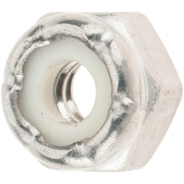 Value Collection 30633 Hex Lock Nut Insert, Nylon Insert, Grade 316 Stainless Steel