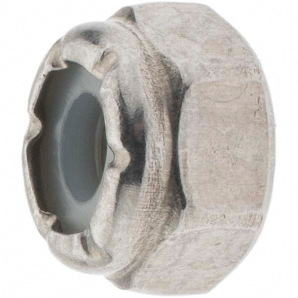 Value Collection 30645 Hex Lock Nut Insert, Nylon Insert, Grade 316 Stainless Steel