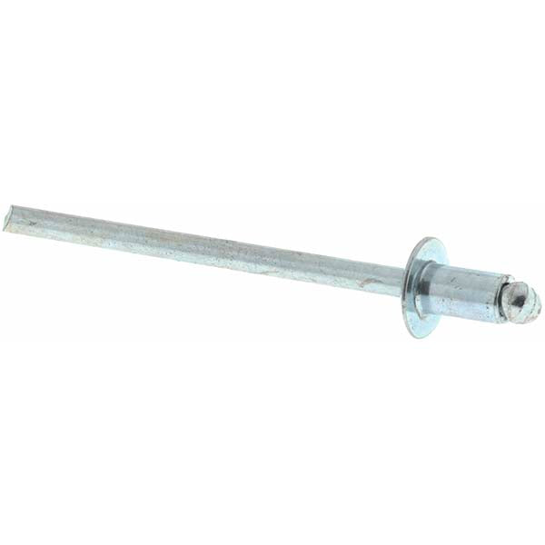 Value Collection 34111 Open End Blind Rivet Size 41, Dome Head, Steel Body, Steel Mandrel