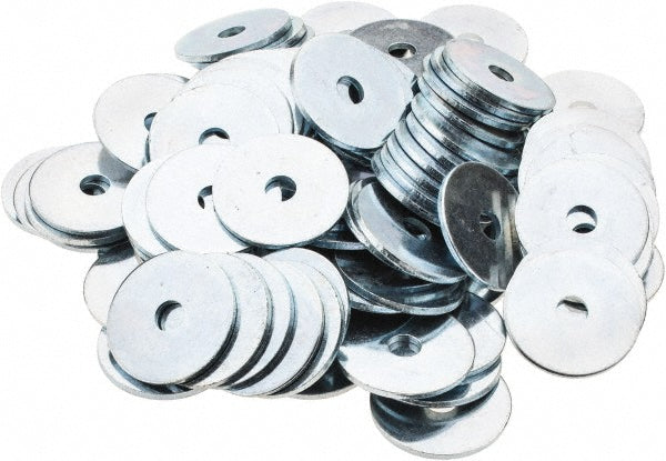 Value Collection 32574 1/4" Screw Fender Flat Washer Steel, Zinc-Plated