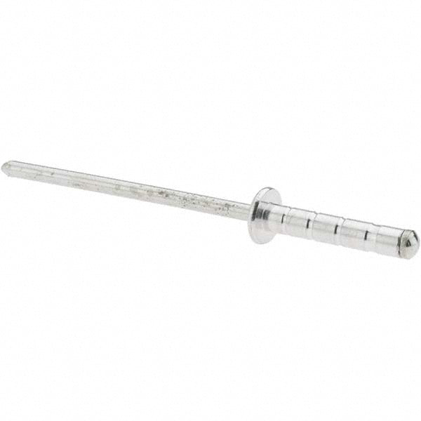 RivetKing /ABS45-47MG/RT/P100 Open End Blind Rivet Dome Head, Aluminum Body, Steel Mandrel