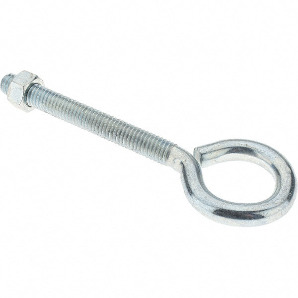 Value Collection C189222 3/8-16, Zinc-Plated Finish, Steel Wire Turned Eye Bolt