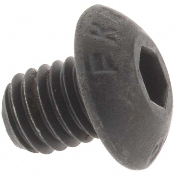 Value Collection A996700 Button Socket Cap Screw M5x0.8ket Cap Screw 6.00 mm Length Under Head, Steel, Black Oxide