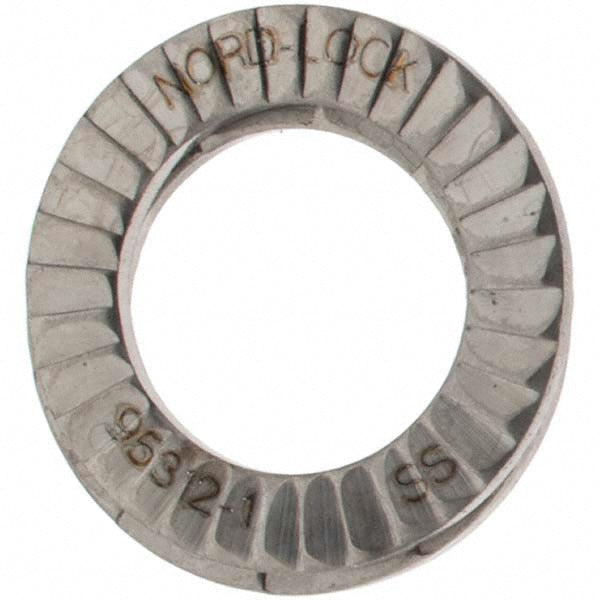 Value Collection A98015 Wedge Lock Washer 0.534" OD, 0.344" ID, Stainless Steel, 316L
