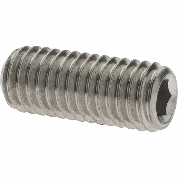 Value Collection C52000741 Set Screw M8x1.25, 20.00 mm Overall Length, Cup Point, Stainless Steel, Grade 316 & Austenitic Grade A4