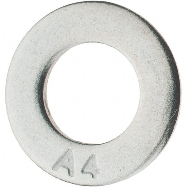 Value Collection A410355 M8 Screw Standard Flat Washer Grade 316 Stainless Steel, Plain Finish