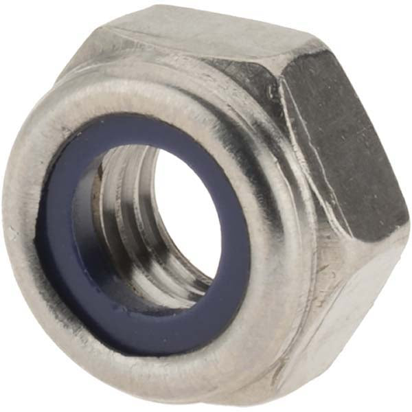 Value Collection A410305 Hex Lock Nut Insert, Nylon Insert, Grade 316 & A4 Stainless Steel, Uncoated