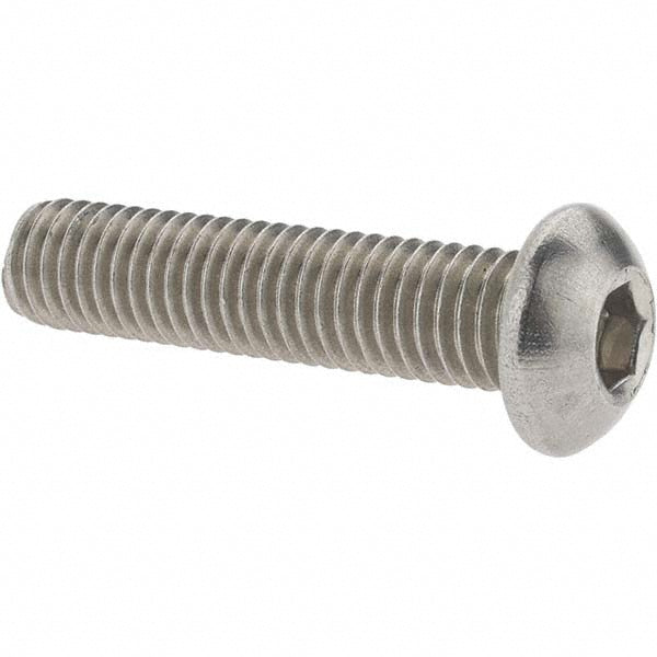 Value Collection A210291 M8x1.25 35mm Length Under Head Hex Socket Drive Button Socket Cap Screw