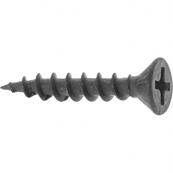 ITW Buildex 8N100SPLB/100 #8, 1" OAL, Phillips Drive Flat Head, Steel Drywall Screws
