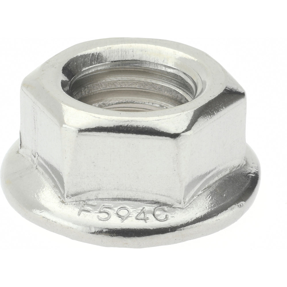 Value Collection KP722 3/8-16, 3/4" Flange Diam, Serrated Flange Nut