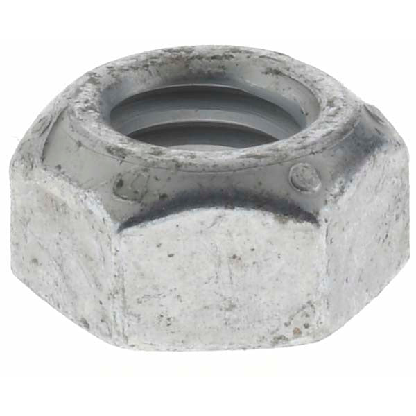 Fasteners KP66128 Hex Lock Nut Distorted Thread, 5/16-18, Grade C Steel, Zinc-Plated with Wax