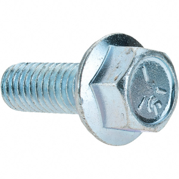 Value Collection KP24743 Serrated Flange Bolt 3/8-16 UNC, 1" Length Under Head, Fully Threaded