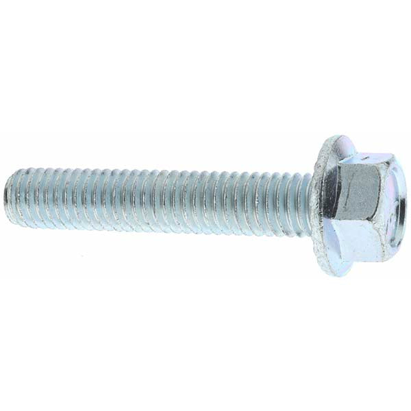 Value Collection KP24746 Serrated Flange Bolt 3/8-16 UNC, 2" Length Under Head, Partially Threaded